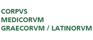Corpus Medicorum Graecorum/Latinorum